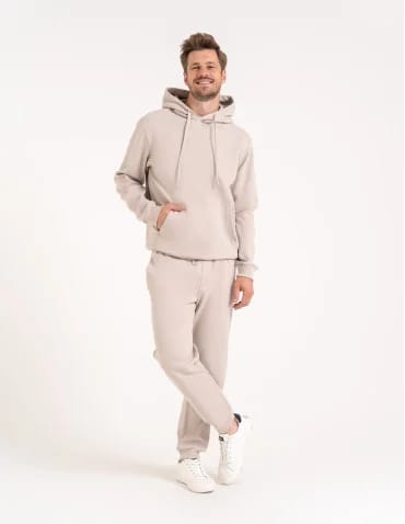 Bluza męska bawełniana z kapturem i kieszenią