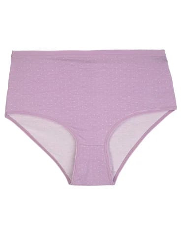 Majtki damskie maxi bikini bawełniane figi wzór w drobne kropki 5-pak - produkt 2