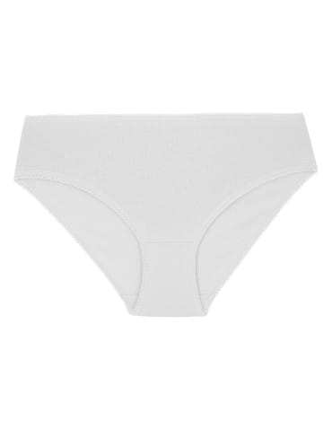 Majtki figi - Majtki damskie bawełniane bikini prążkowane na co dzień 3-pak WIELOKOLOROWY - produkt 5