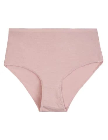 Figi damskie maxi bikini z wiskozy bambusowej gładkie majtki z wysokim stanem 4-pak  - produkt 2