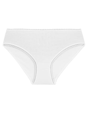 Majtki figi - Figi damskie bikini bawełniane w drobne serduszka i gładkie bez wzoru 6-pak WIELOKOLOROWY - produkt 6