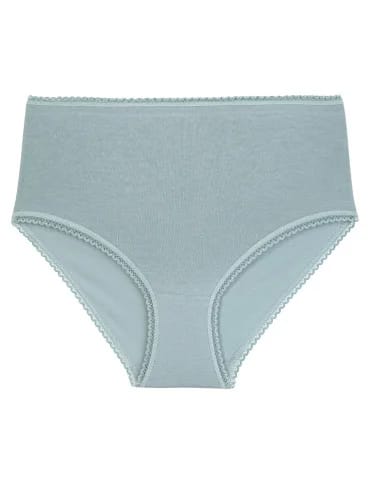 Figi damskie maxi bikini bawełniane z wysokim stanem pastelowe kolory 6-pak - produkt 2