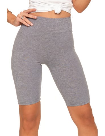 Legginsy damskie - Legginsy damskie wysoki stan typu kolarka peach touch GRAFIT - produkt 4