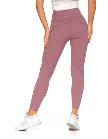 Legginsy damskie - Legginsy damskie z wysokim stanem funkcyjne RÓŻOWY - produkt 13