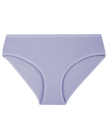 Majtki figi - Figi damskie bikini bawełniane klasyczne gładkie w pastelowych kolorach 3-pak WIELOKOLOROWY - produkt 4