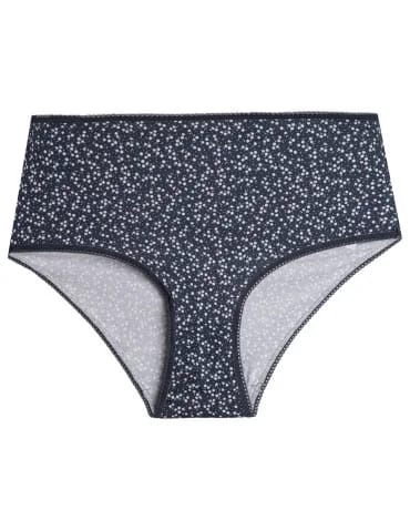 Majtki damskie maxi bikini z bawełny wysoki stan gładkie i wzorzyste duży zestaw 7-pak - produkt 2