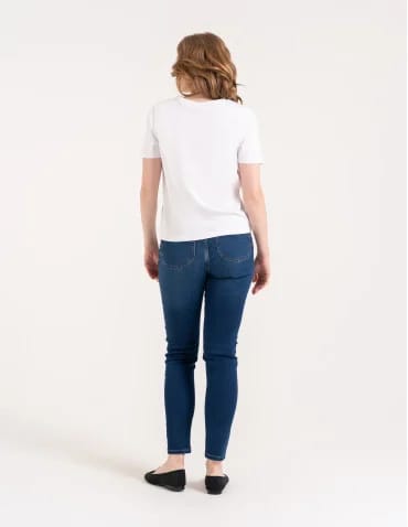 Wygodne jeansy damskie Slim Fit elastyczne skinny dopasowane - produkt 2