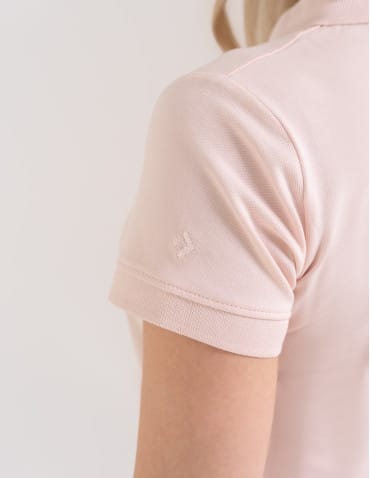 Koszulki polo - Koszulka polo damska z kołnierzykiem RÓŻOWY - produkt 9