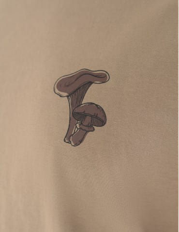 Koszulki z krótkim rękawem - T-shirt męski bawełniany 100% z krótkim rękawem koszulka męska z nadrukiem BEŻOWY - produkt 4