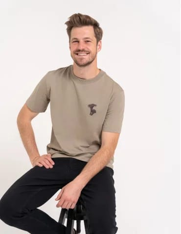 T-shirt męski bawełniany 100% z krótkim rękawem koszulka męska z nadrukiem