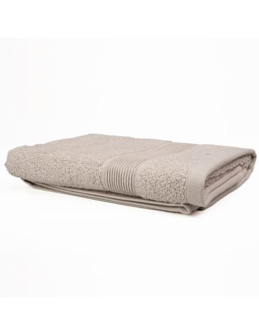 Ręczniki - Ręcznik łazienkowy 100% bawełniany miękki i chłonny 50x100 cm JASNY BEŻ - produkt 4