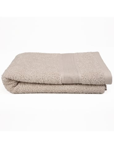 Ręczniki - Ręcznik łazienkowy 100% bawełniany miękki i chłonny 50x100 cm JASNY BEŻ - produkt 6