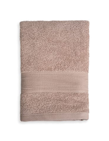 Ręczniki - Ręcznik łazienkowy 100% bawełniany miękki i chłonny 50x100 cm BEŻOWY - produkt 5