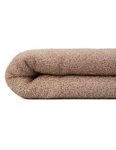 Kąpielowe - Ręcznik kąpielowy 70x140 bawełniany 100% miękki chłonny BEŻOWY - produkt 4