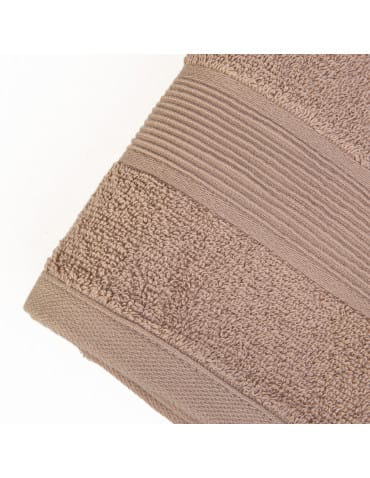 Kąpielowe - Ręcznik kąpielowy 70x140 bawełniany 100% miękki chłonny BEŻOWY - produkt 5