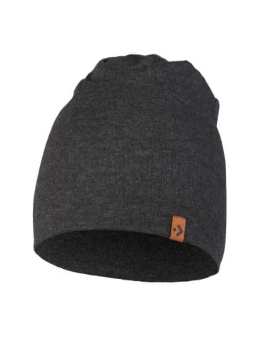Czapki - Przejściowa czapka męska beanie lekka czapka na jesień GRAFIT - produkt 1