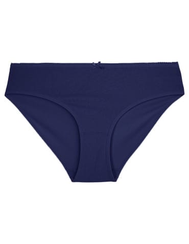 Majtki figi - Figi damskie bawełniane majtki bikini z kokardką 4-pak WIELOKOLOROWY - produkt 4
