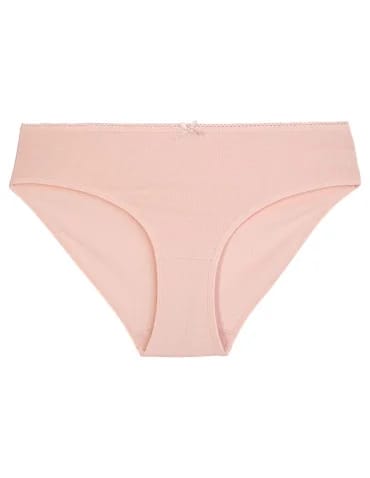 Figi damskie bawełniane majtki bikini z kokardką 4-pak  - produkt 2