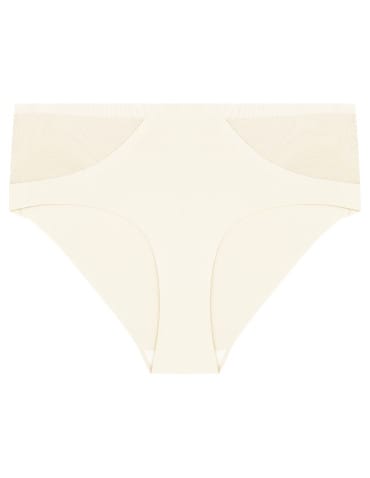 Majtki figi - Damskie bikini figi bezszwowe z siateczką 3-pak WIELOKOLOROWY - produkt 4