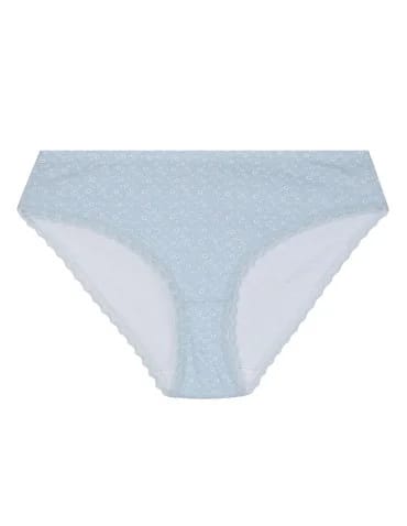 Figi damskie koronkowe z bawełny majtki bikini gładkie i ze wzorem 4-pak  - produkt 2