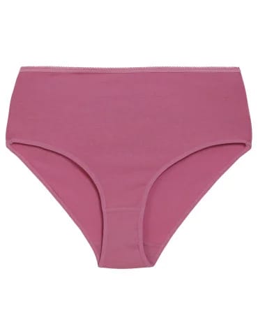Figi damskie bawełniane majtki elastyczne maxi bikini z wyższym stanem 5-pak  - produkt 2