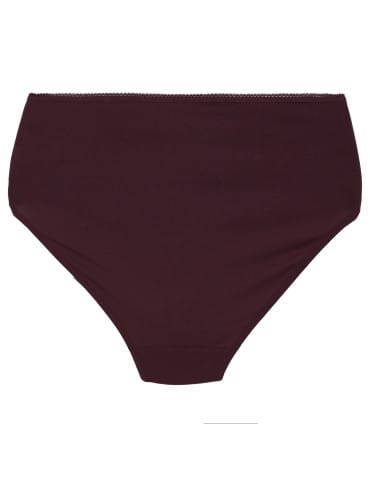Majtki z wysokim stanem - Figi damskie bawełniane majtki elastyczne maxi bikini z wyższym stanem 5-pak WIELOKOLOROWY - produkt 6