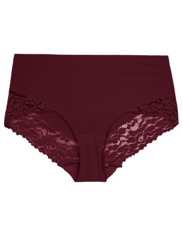 Majtki damskie maxi bikini wysokie modelujące z koronkowym wykończeniem 3-pak  - produkt 2