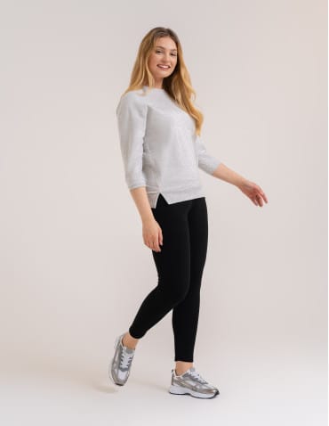 Ocieplane legginsy damskie z wysokim stanem  - produkt 2