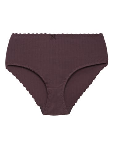 Majtki z wysokim stanem - Majtki damskie maxi bikini prążkowane figi z wysokim stanem zestaw 3-pak WIELOKOLOROWY - produkt 4
