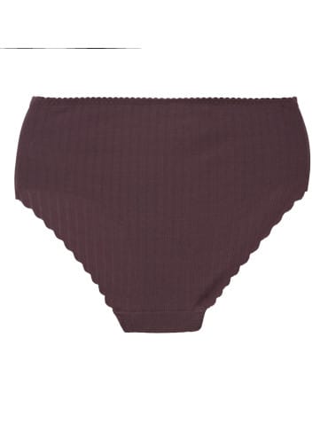 Majtki z wysokim stanem - Majtki damskie maxi bikini prążkowane figi z wysokim stanem zestaw 3-pak WIELOKOLOROWY - produkt 5