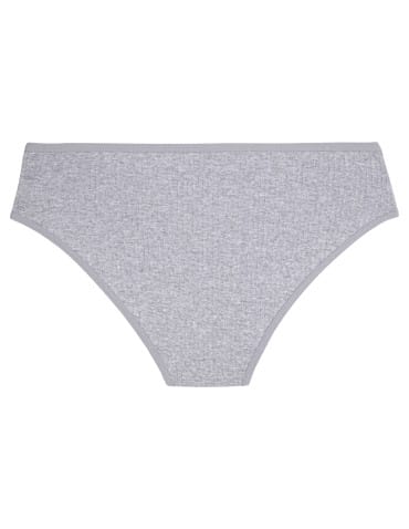 Majtki figi - Majtki damskie figi bikini bawełniane strukturalne prążkowane zestaw 3-pak WIELOKOLOROWY - produkt 6