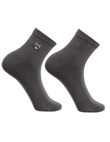 Stopki klasyczne - Skarpetki stopki dla mężczyzn bawełniane z haftem 5-pak WIELOKOLOROWY - produkt 6