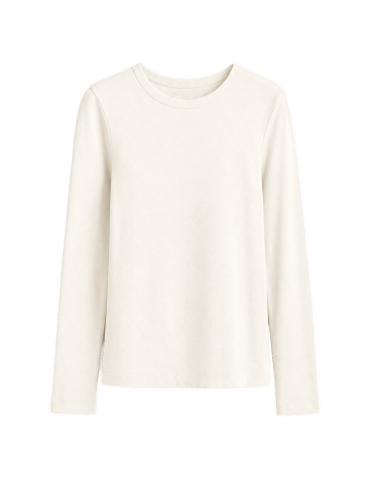 Bluzki z długim rękawem - Gładkie bluzki damskie longsleeve dopasowane Wielopak z długim rękawem 3-pak XL - produkt 4