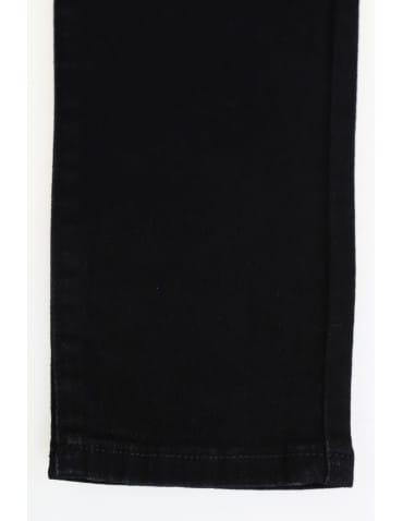 Spodnie damskie - Spodnie damskie jeansowe mom fit CZARNY - produkt 7