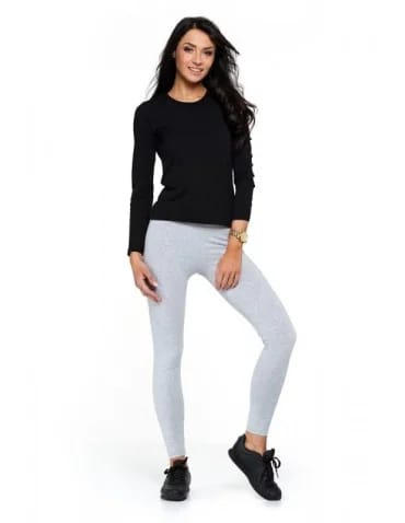 Klasyczne legginsy ocieplane damskie plus size