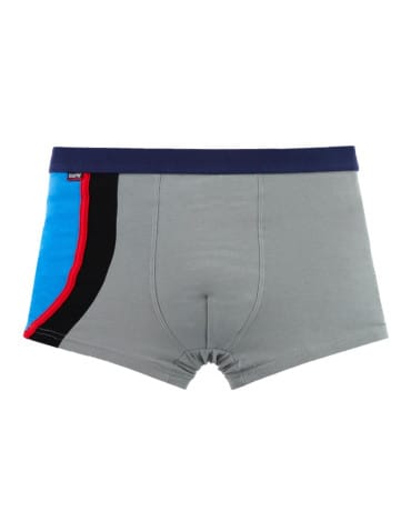Bokserki dopasowane - Bokserki męskie classic line GRANATOWY - produkt 1