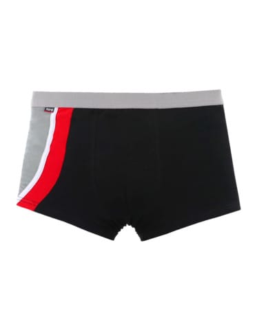 Bokserki dopasowane - Bokserki męskie classic line GRANATOWY - produkt 2