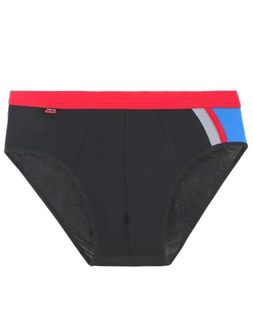 Slipy - Majtki slipy męskie bambusowe klasyczne WIELOKOLOROWY - produkt 1