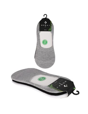 Niskie stopki - Skarpetki niskie stopki męskie bambusowe klasyczne 3-pak WIELOKOLOROWY - produkt 5