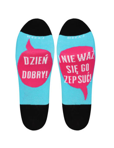 Stopki damskie - Skarpetki stopki damskie z zabawnymi napisami śmieszne WZÓR 2 - produkt 1