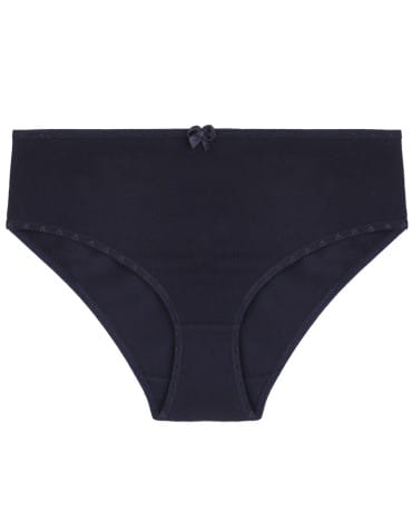 Majtki figi - Majtki figi bikini damskie bawełniane klasyczne 3-pak WIELOKOLOROWY - produkt 2