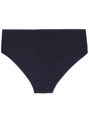 Majtki figi - Majtki figi bikini damskie bawełniane klasyczne 3-pak WIELOKOLOROWY - produkt 4