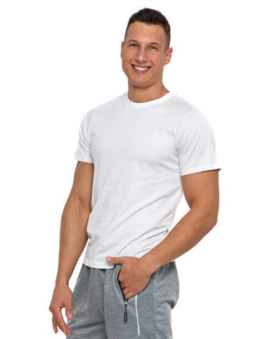 Koszulki i Tank Topy - Koszulka męska T-shirt bawełniany Plus Size 3-pak WZÓR 1 - produkt 6