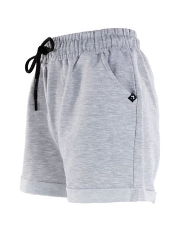 Szorty damskie letnie - Krótkie spodenki damskie dresowe z kieszeniami JASNY SZARY - produkt 2