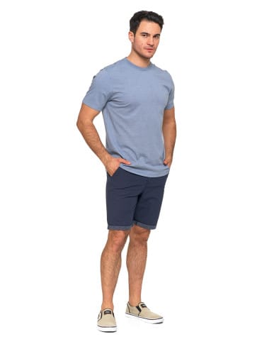 Koszulki i Tank Topy - Koszulka męska bawełniana z krótkim rękawem T-shirt NIEBIESKI - produkt 3
