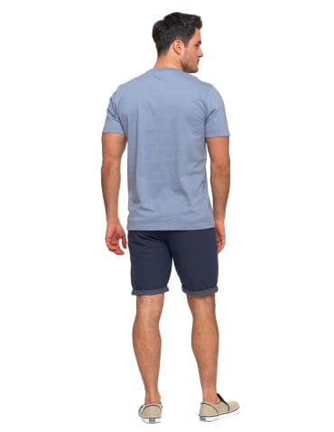 Koszulki i Tank Topy - Koszulka męska bawełniana z krótkim rękawem T-shirt NIEBIESKI - produkt 6