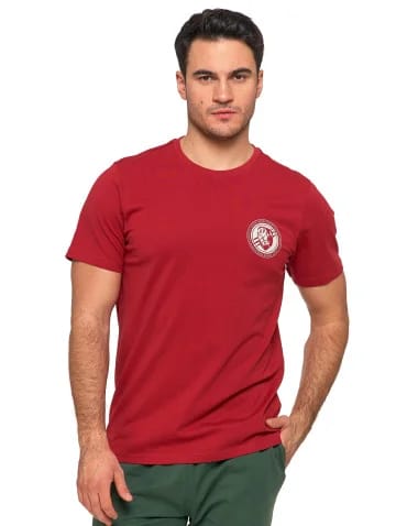 Koszulka męska t-shirt bawełniany logo z napisem