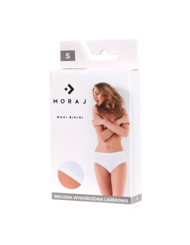 Majtki figi - Majtki damskie figi bikini laserowo cięte BEŻOWY - produkt 7