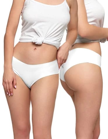 Majtki figi damskie bikini laserowo cięte 3-pak  - produkt 2