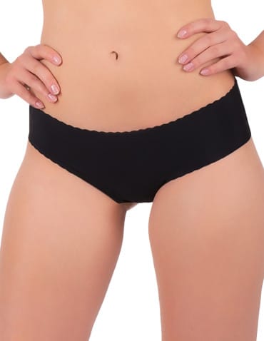 Majtki bezszwowe - Majtki figi damskie bikini laserowo cięte 3-pak WIELOKOLOROWY - produkt 7